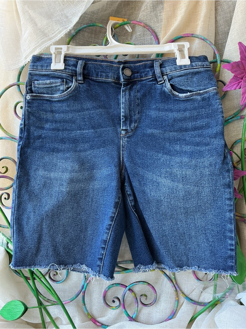 Blank NYC Blue Denim Jean Shorts
